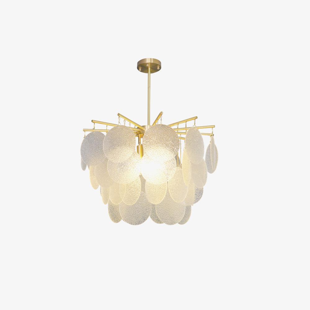 Blown Glass Chandelier — Ethereal Cascade - LumoTrot