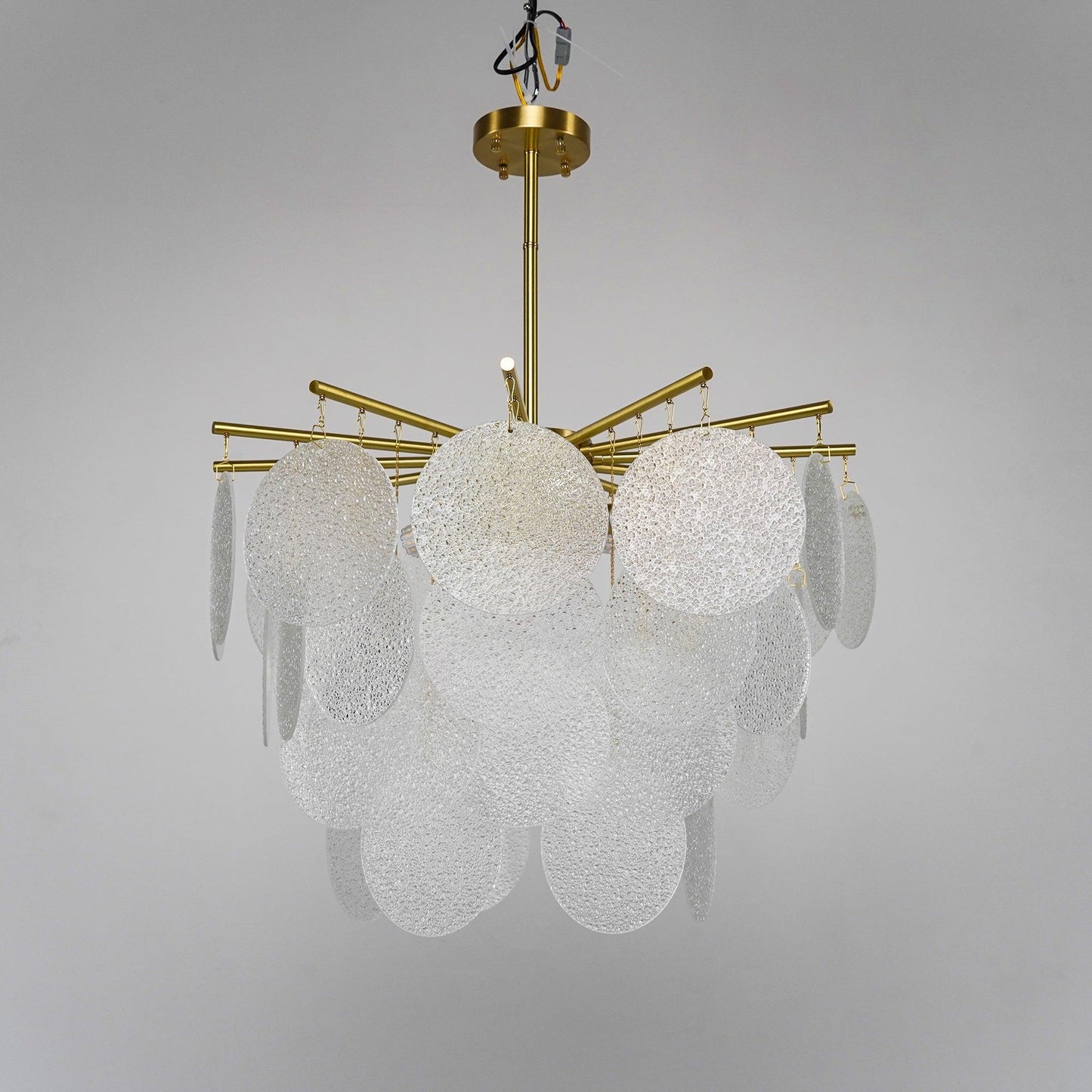 Blown Glass Chandelier — Ethereal Cascade - LumoTrot