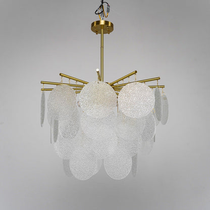 Blown Glass Chandelier — Ethereal Cascade - LumoTrot