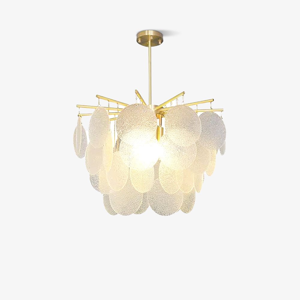 Blown Glass Chandelier — Ethereal Cascade - LumoTrot