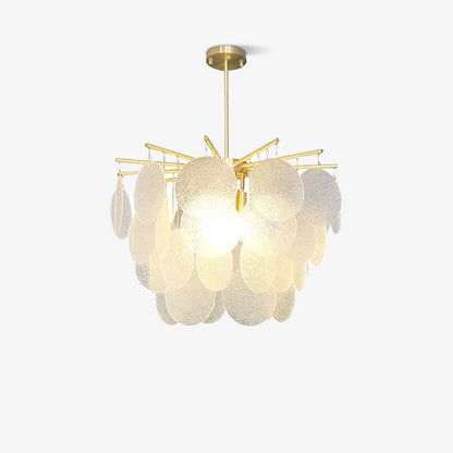 Blown Glass Chandelier — Ethereal Cascade - LumoTrot