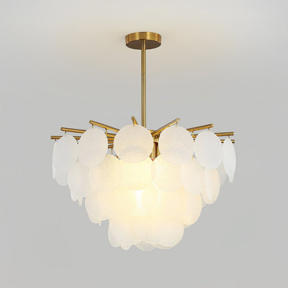 Blown Glass Chandelier — Ethereal Cascade - LumoTrot