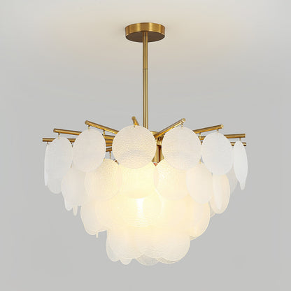 Blown Glass Chandelier — Ethereal Cascade