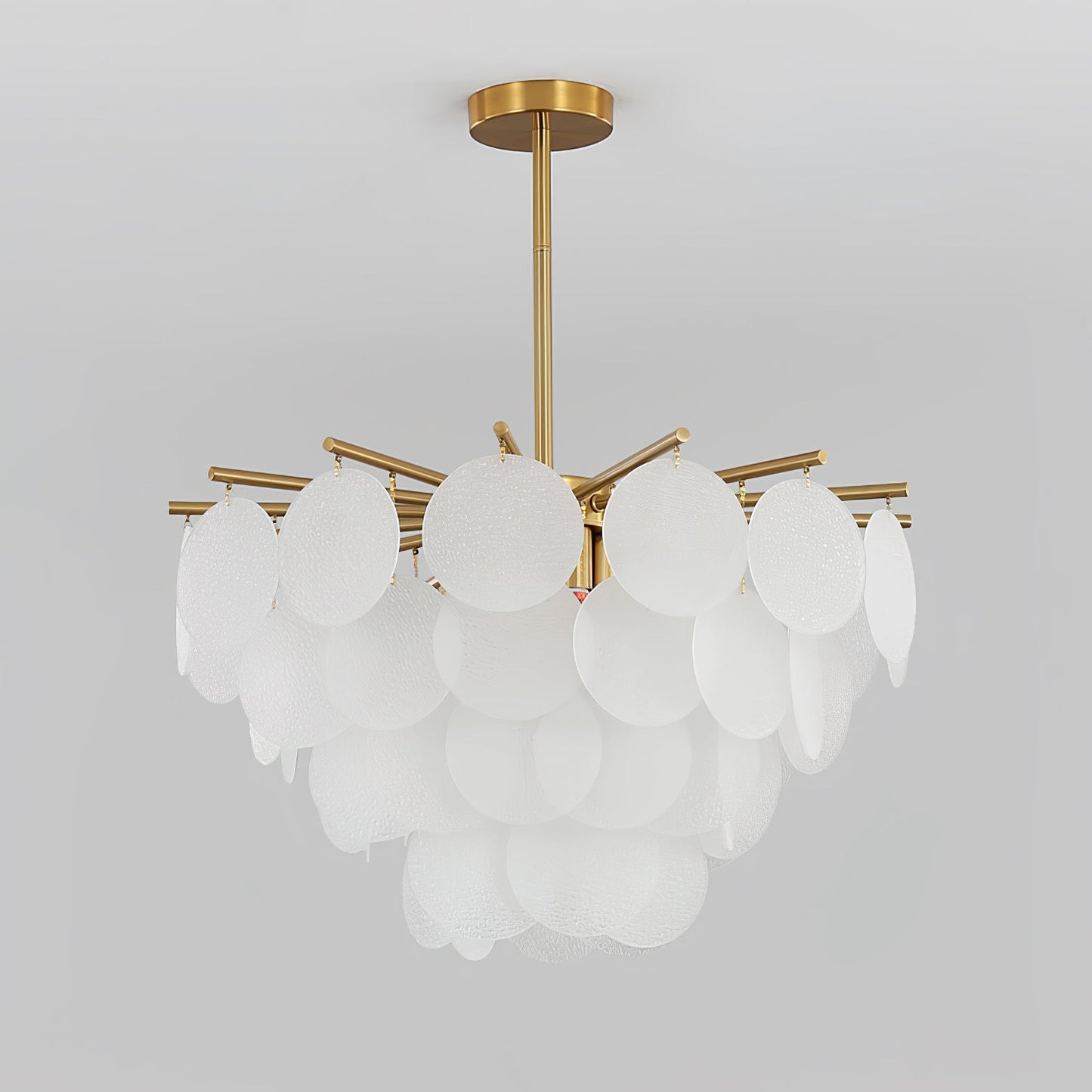 Blown Glass Chandelier — Ethereal Cascade