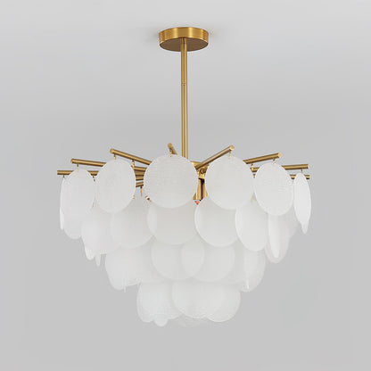 Blown Glass Chandelier — Ethereal Cascade