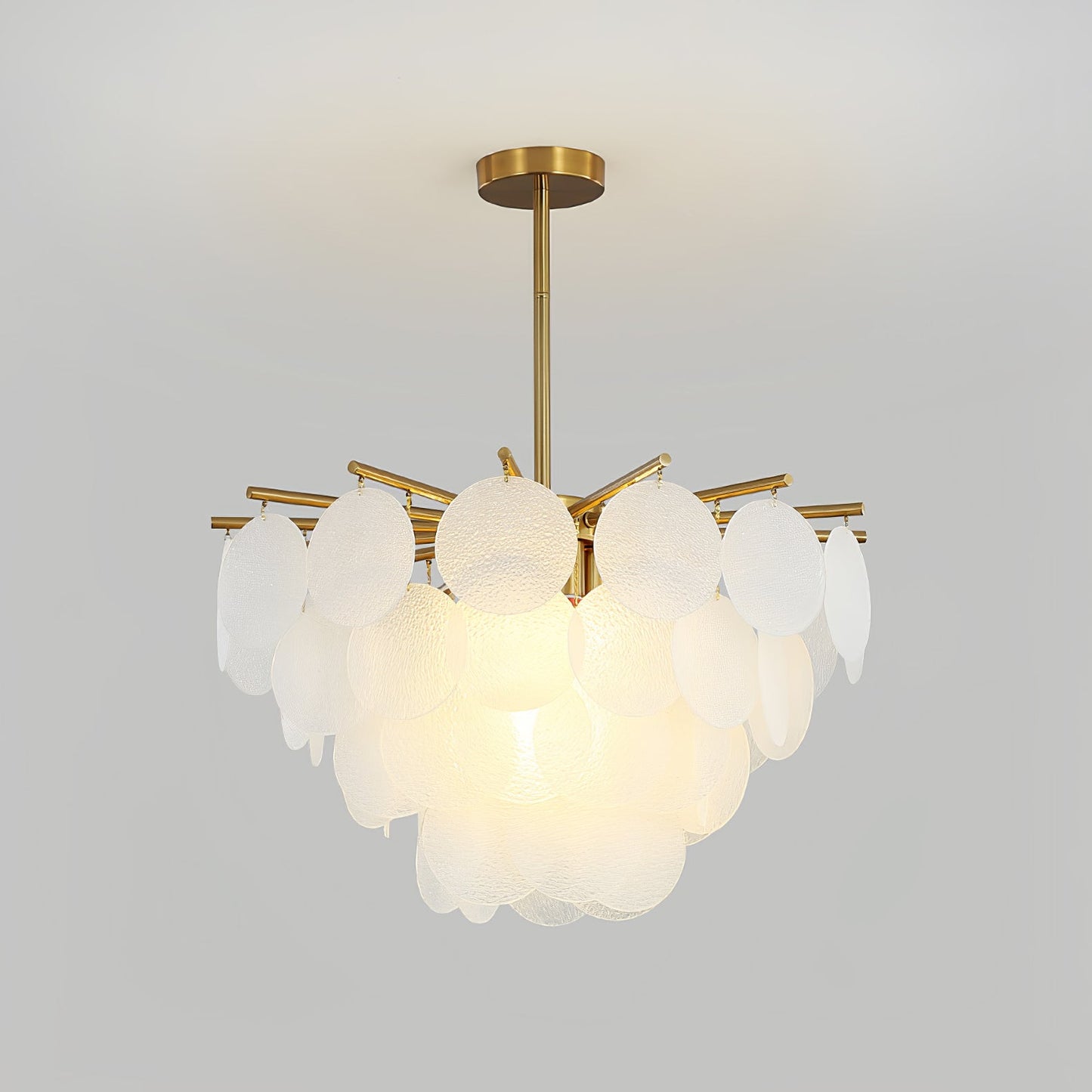 Blown Glass Chandelier — Ethereal Cascade - LumoTrot