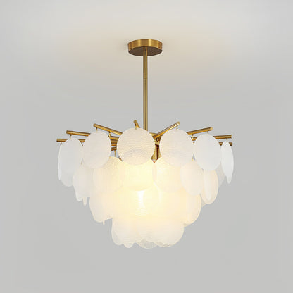 Blown Glass Chandelier — Ethereal Cascade - LumoTrot