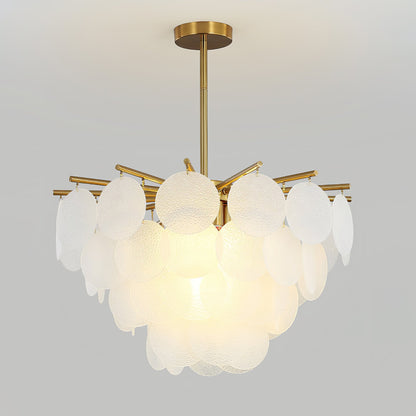 Blown Glass Chandelier — Ethereal Cascade