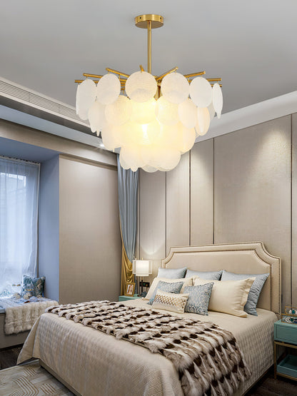 Blown Glass Chandelier — Ethereal Cascade