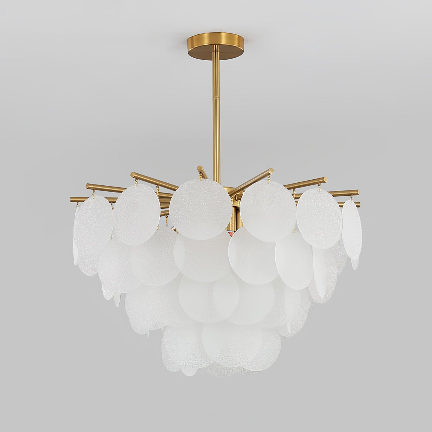 Blown Glass Chandelier — Ethereal Cascade
