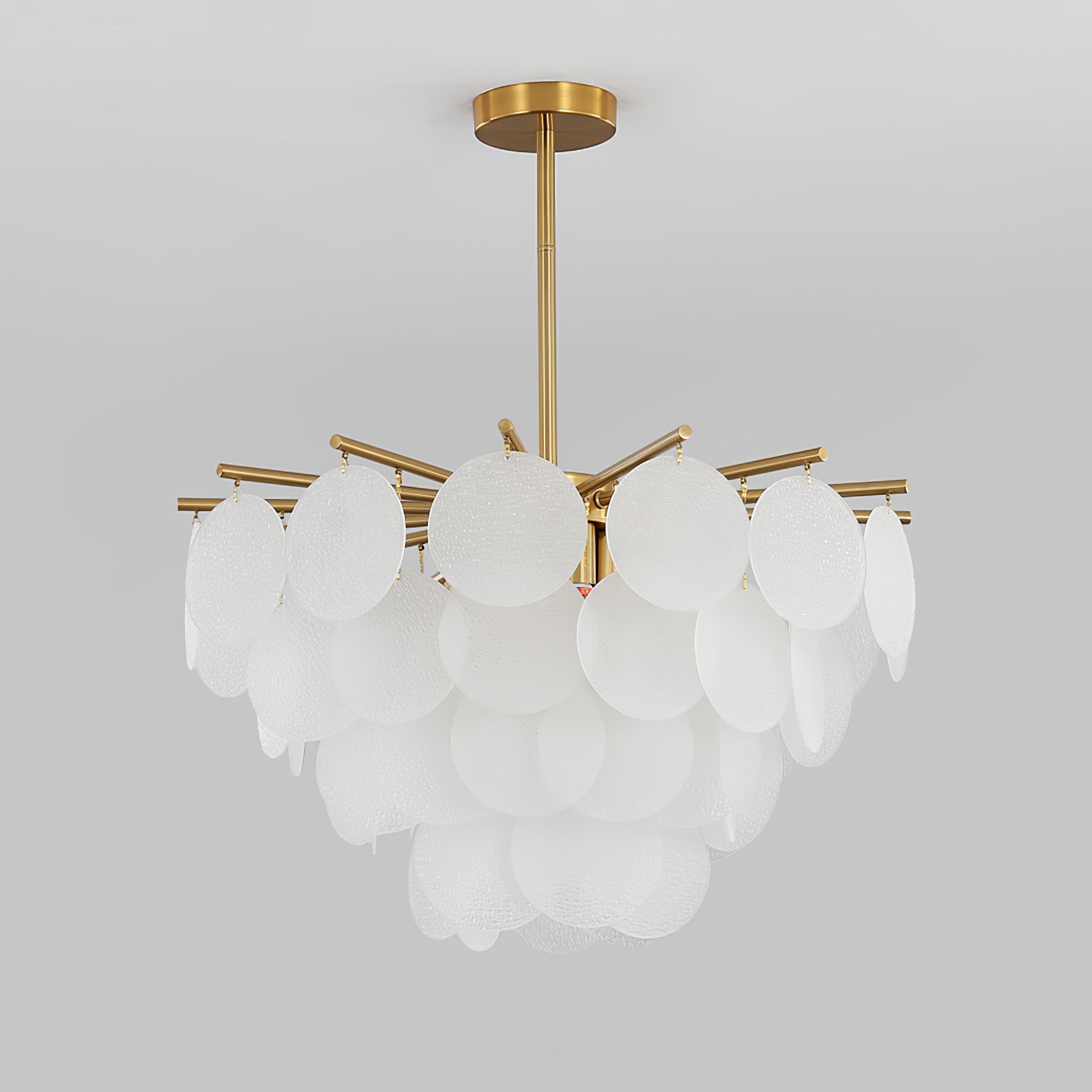 Blown Glass Chandelier — Ethereal Cascade