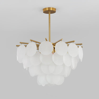 Blown Glass Chandelier — Ethereal Cascade