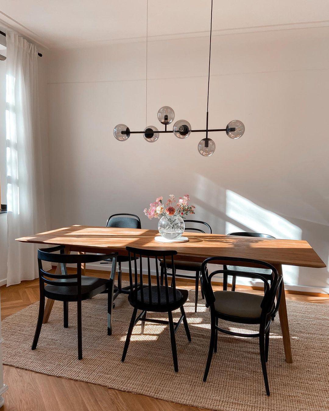 Brass Glass Orb Chandelier — Modern Statement Glow
