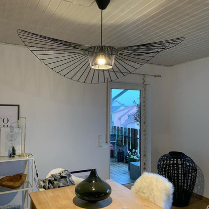 Sculptural Fiberglass Pendant Light — Organic Modern Statement - LumoTrot