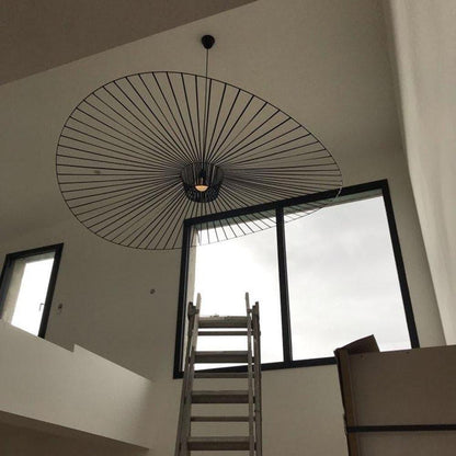 Sculptural Fiberglass Pendant Light — Organic Modern Statement - LumoTrot