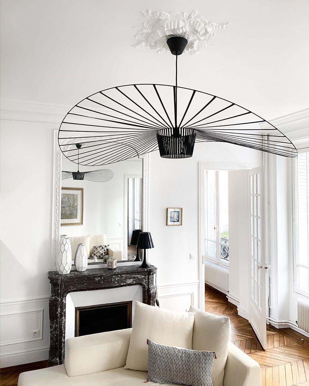 Sculptural Fiberglass Pendant Light — Organic Modern Statement - LumoTrot