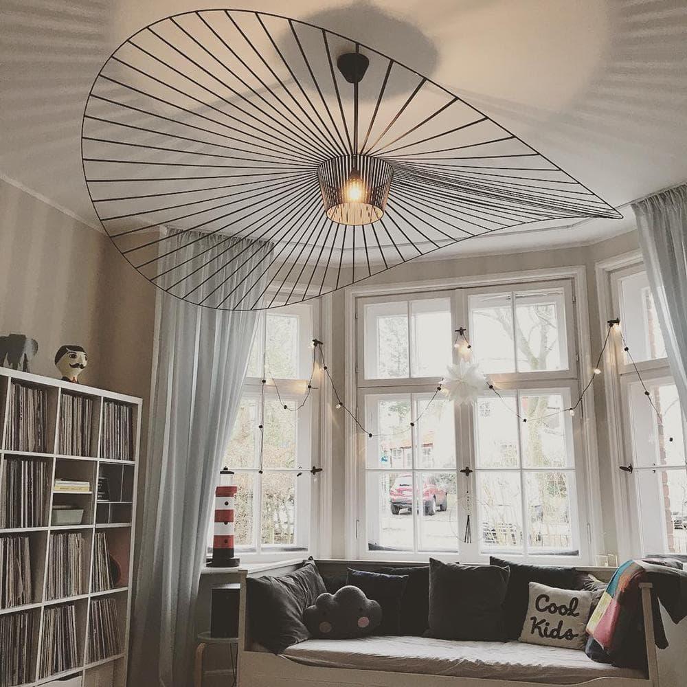 Sculptural Fiberglass Pendant Light — Organic Modern Statement - LumoTrot