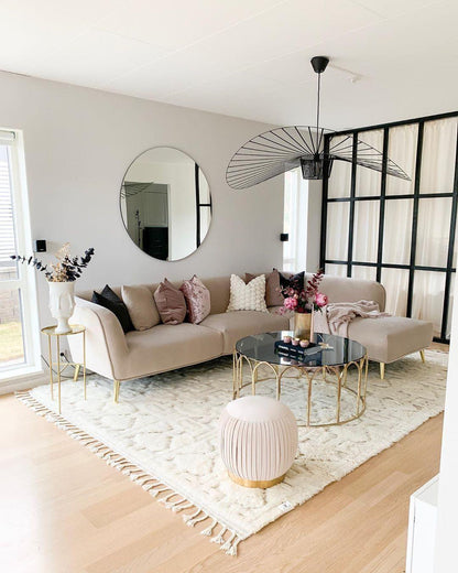 Sculptural Fiberglass Pendant Light — Modern Organic Statement