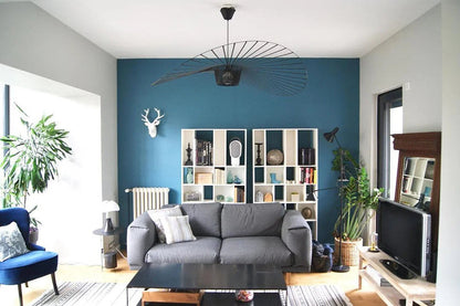 Sculptural Fiberglass Pendant Light — Organic Modern Statement - LumoTrot