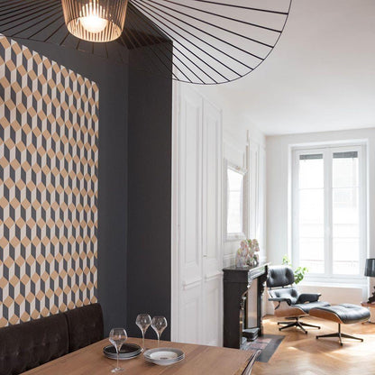 Sculptural Fiberglass Pendant Light — Organic Modern Statement - LumoTrot