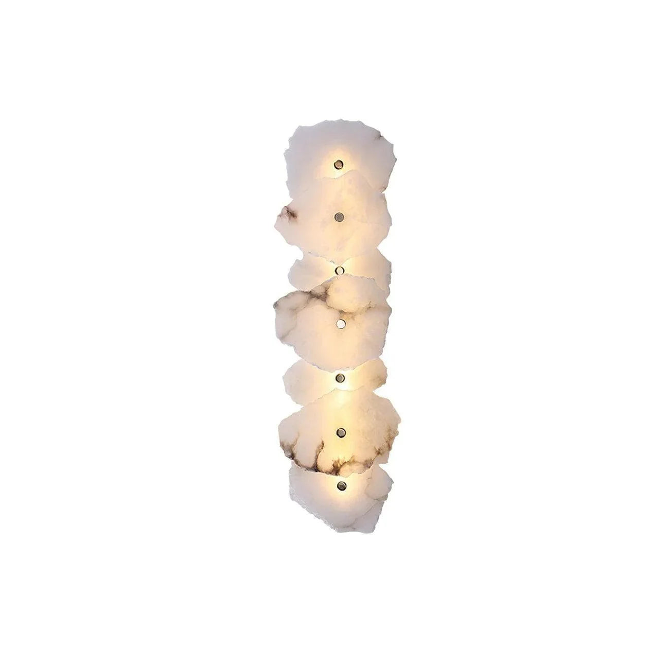 Organic Alabaster Wall Sconce with Warm Light - Lumotrot