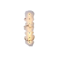Organic Alabaster Wall Sconce with Warm Light - Lumotrot