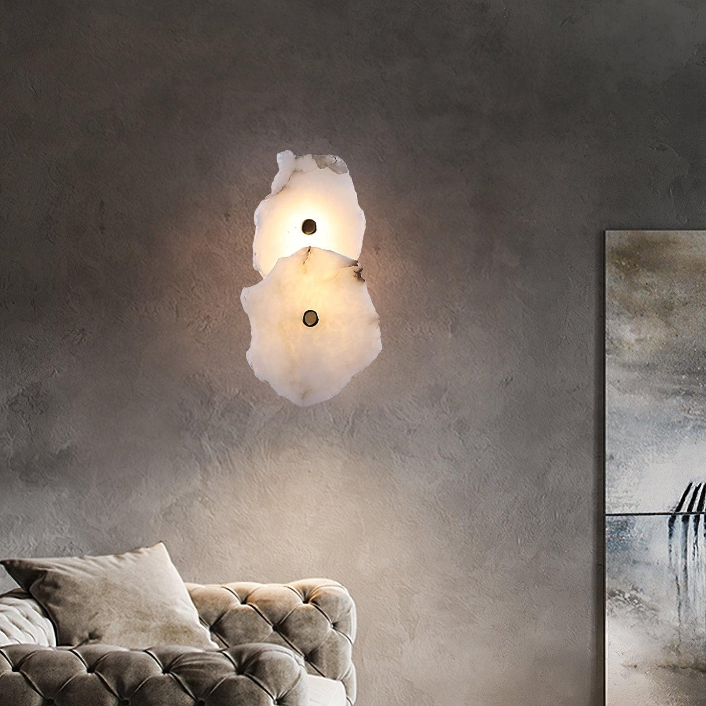 Alabaster Wall Sconce — Organic Statement Lighting