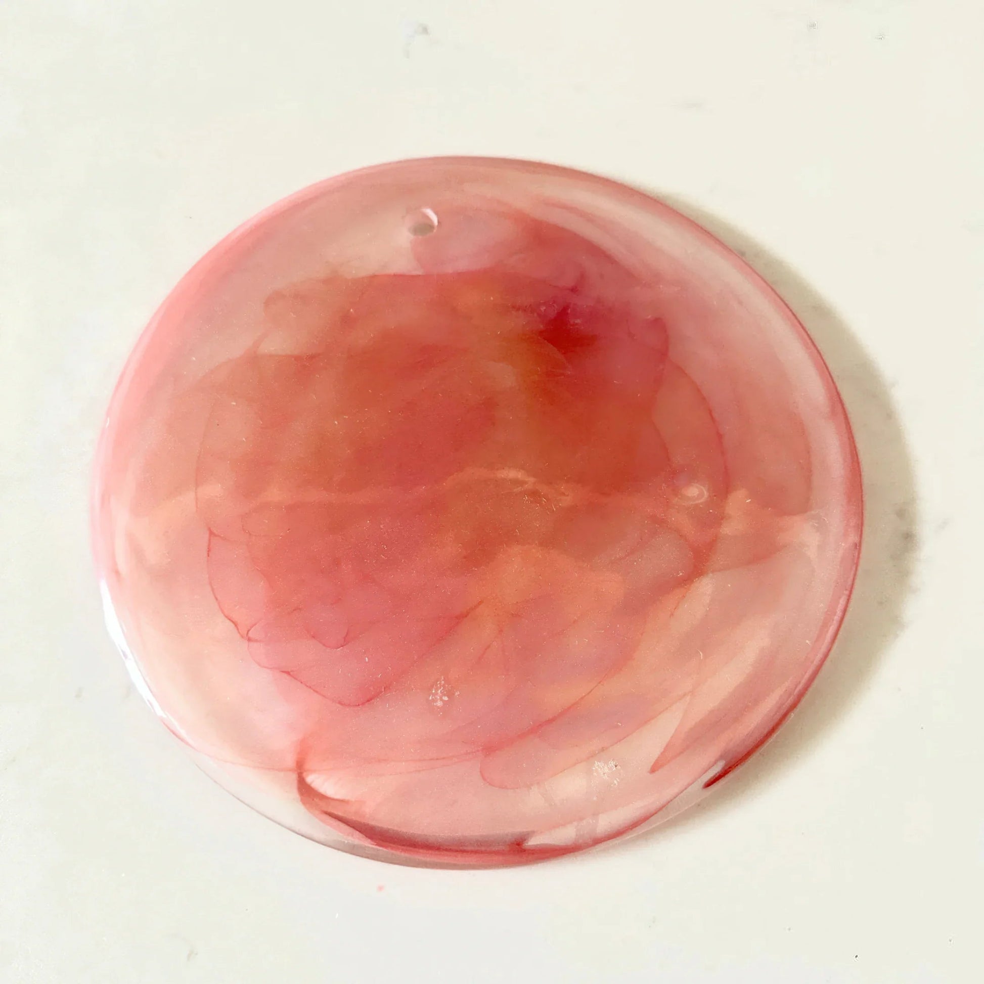 Pink Blown Glass Wall Sconce — Romantic Rose Glow - LumoTrot