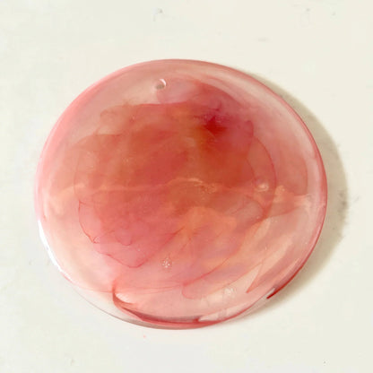 Pink Blown Glass Wall Sconce — Romantic Rose Glow - LumoTrot
