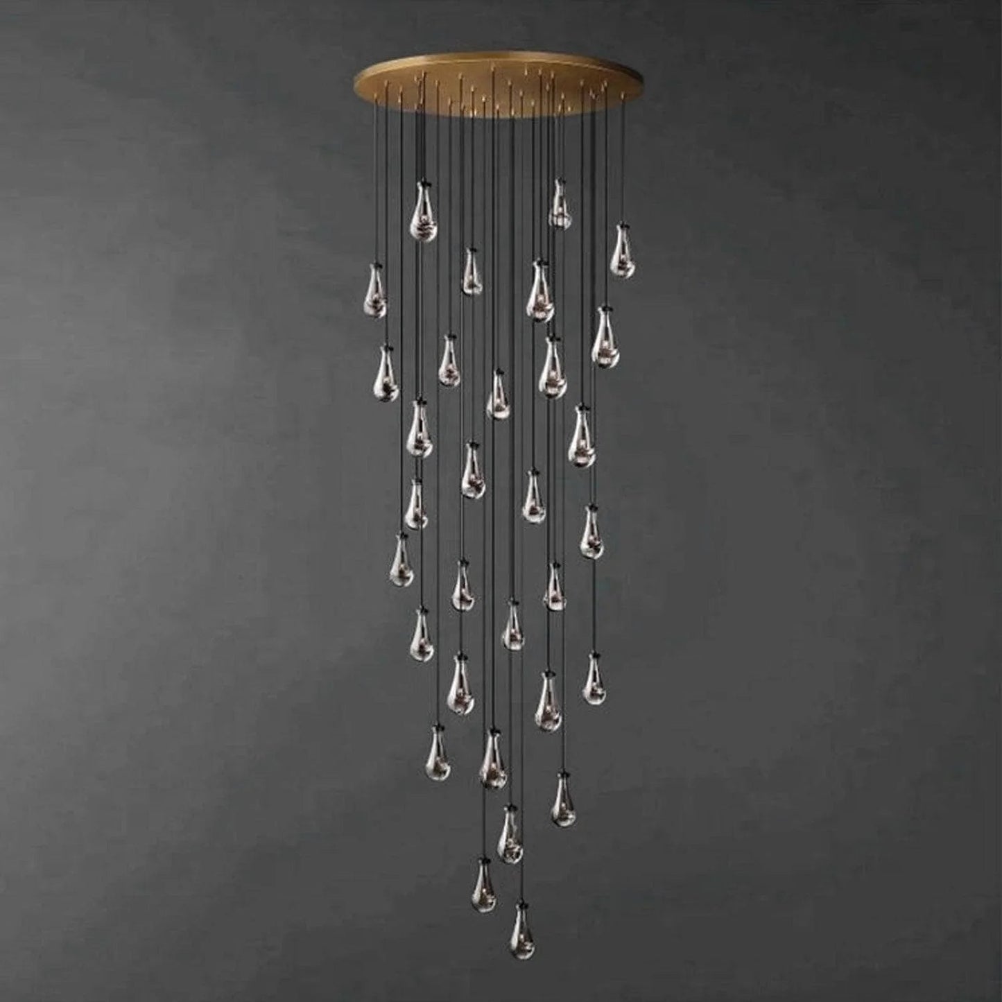 Raindrop Linear Chandelier