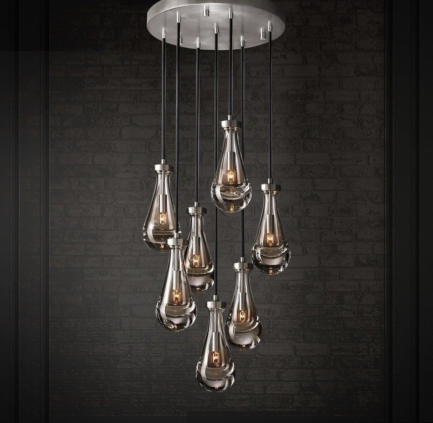 Raindrop Linear Chandelier