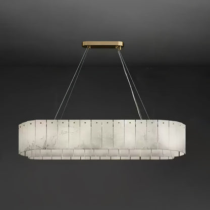 Alabaster Chandelier — Organic Warm Ambiance