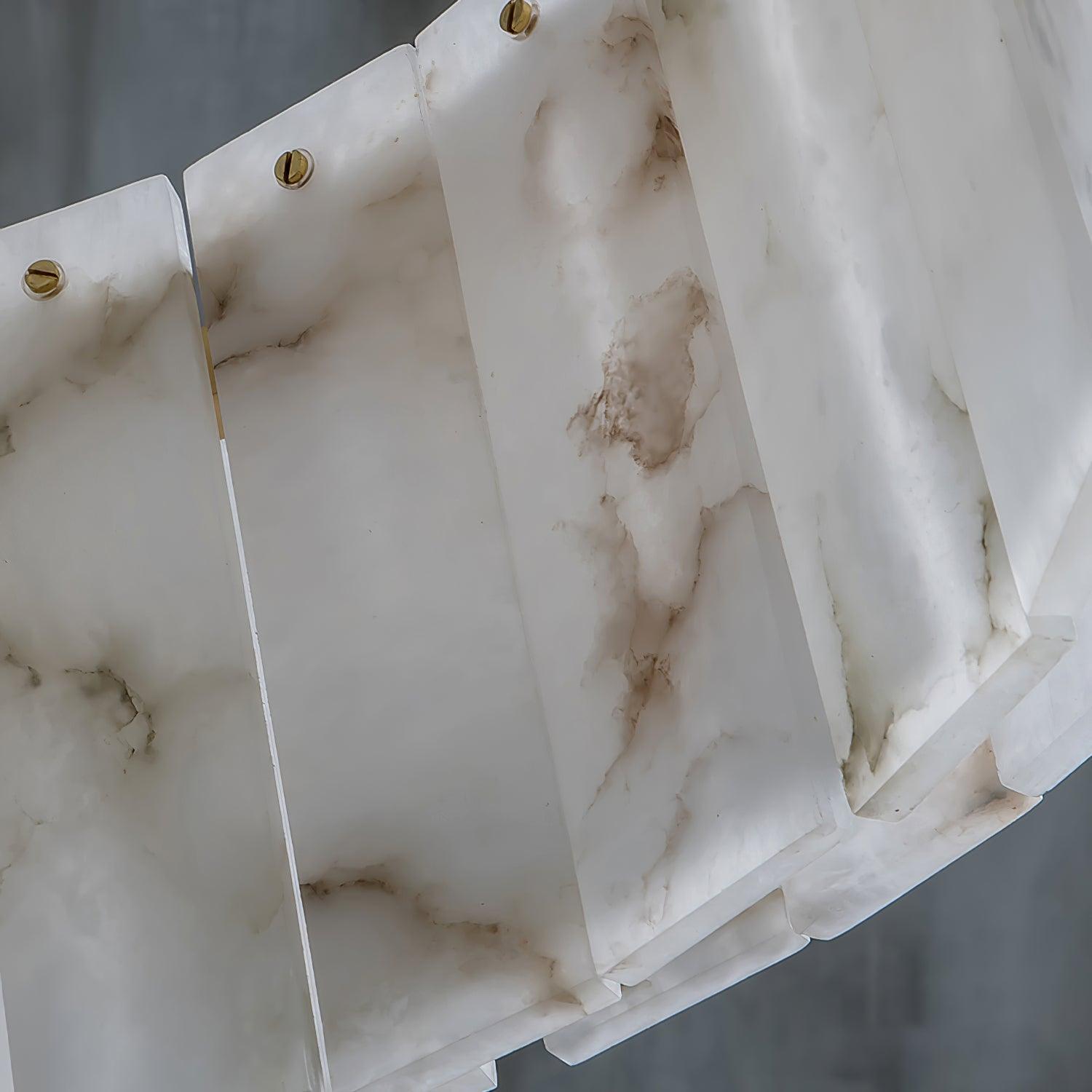 Alabaster Chandelier — Organic Warm Ambiance