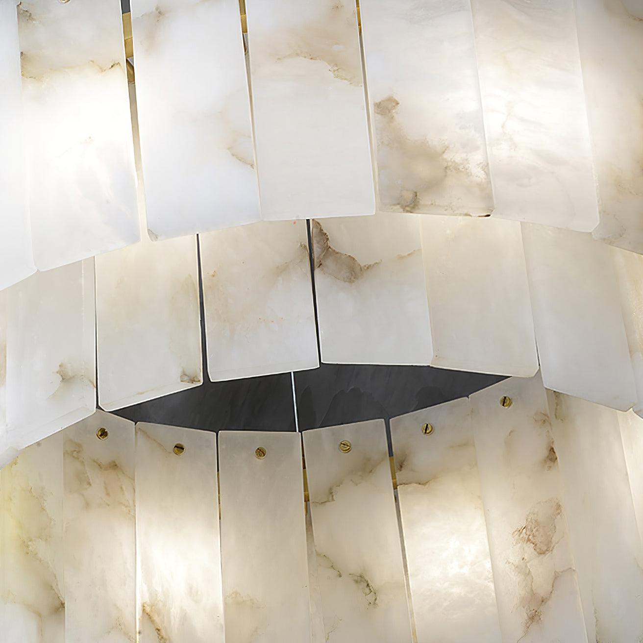 Alabaster Chandelier — Organic Warm Ambiance