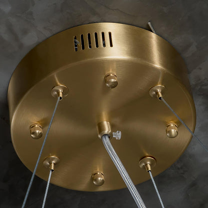 Alabaster Chandelier — Organic Warm Ambiance