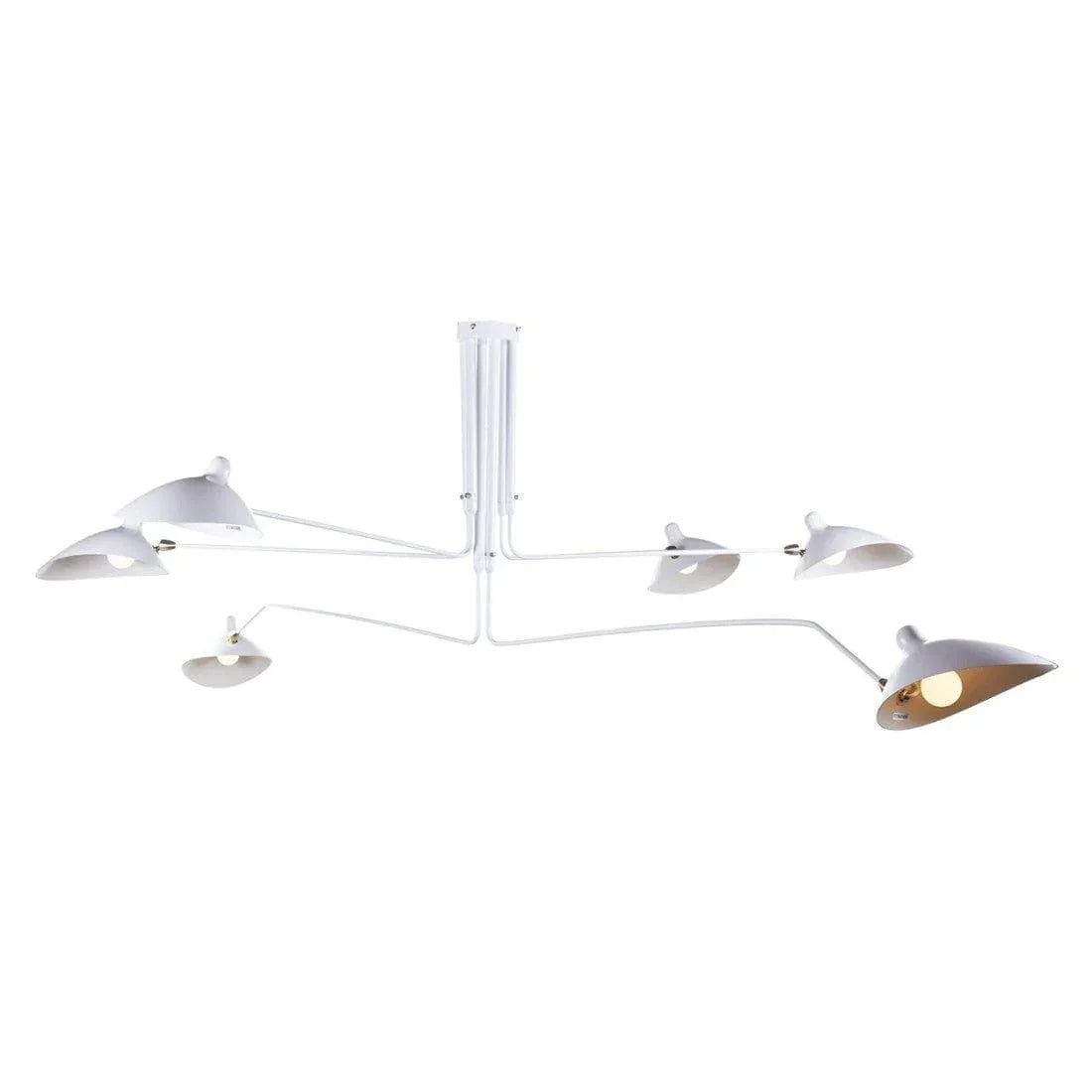 Black Metal Ceiling Light — Sculptural Mid-Century Design - LumoTrot