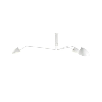 Black Metal Ceiling Light — Sculptural Mid-Century Design - LumoTrot