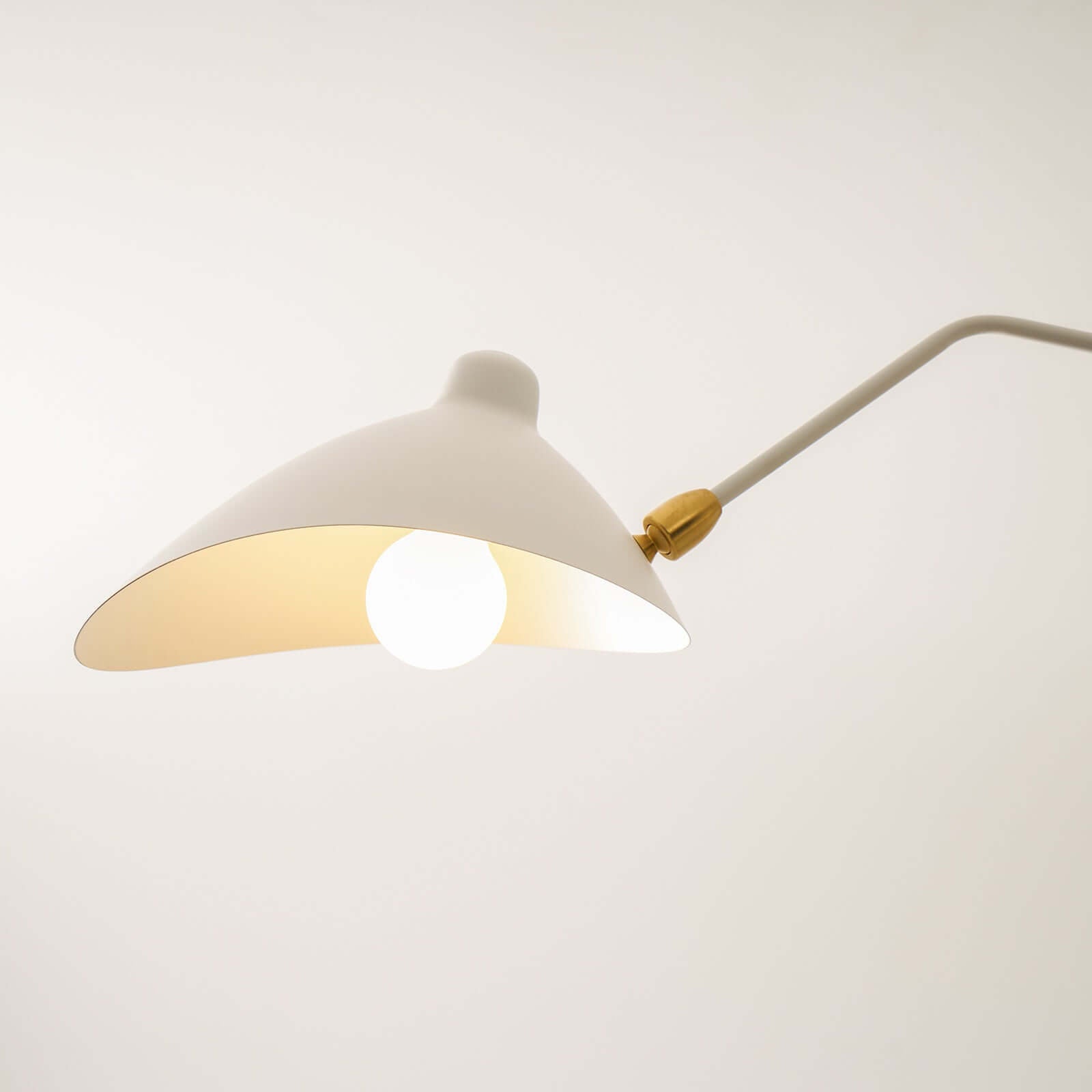 Black Metal Ceiling Light — Sculptural Mid-Century Ambiance