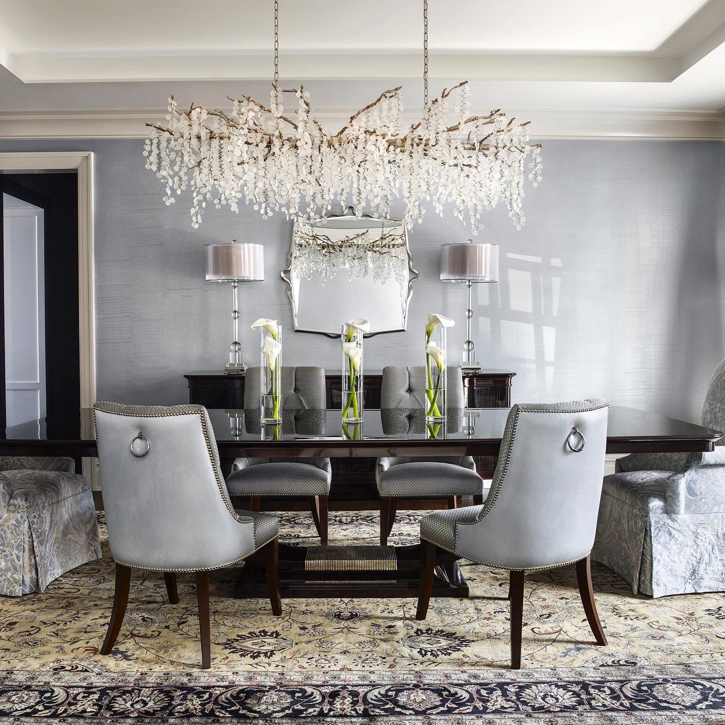 Brass Crystal Chandelier — Ethereal Forest Glow