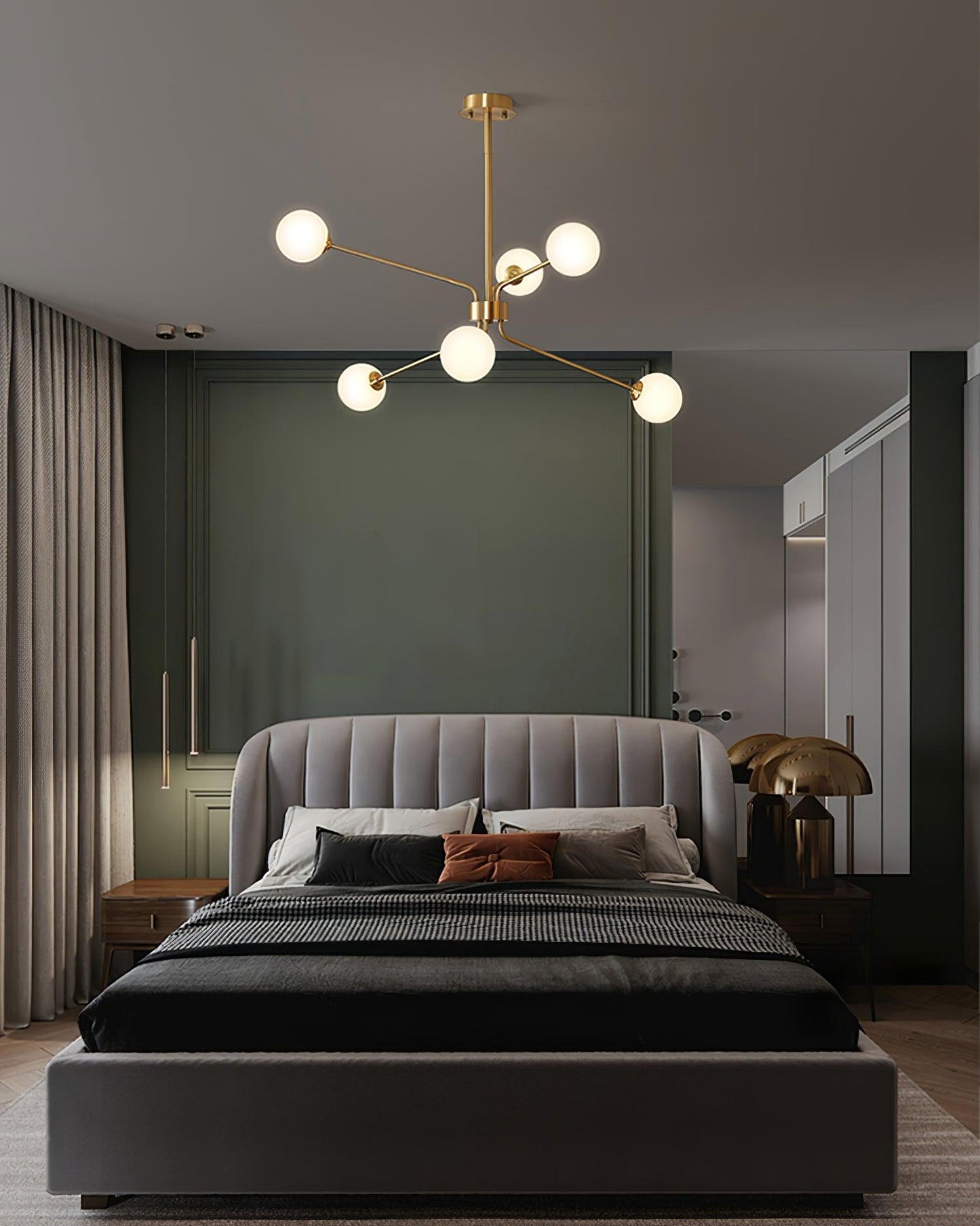 Brass Sputnik Chandelier — Mid-Century Modern Statement - LumoTrot
