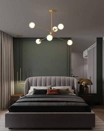 Brass Sputnik Chandelier — Mid-Century Modern Statement - LumoTrot