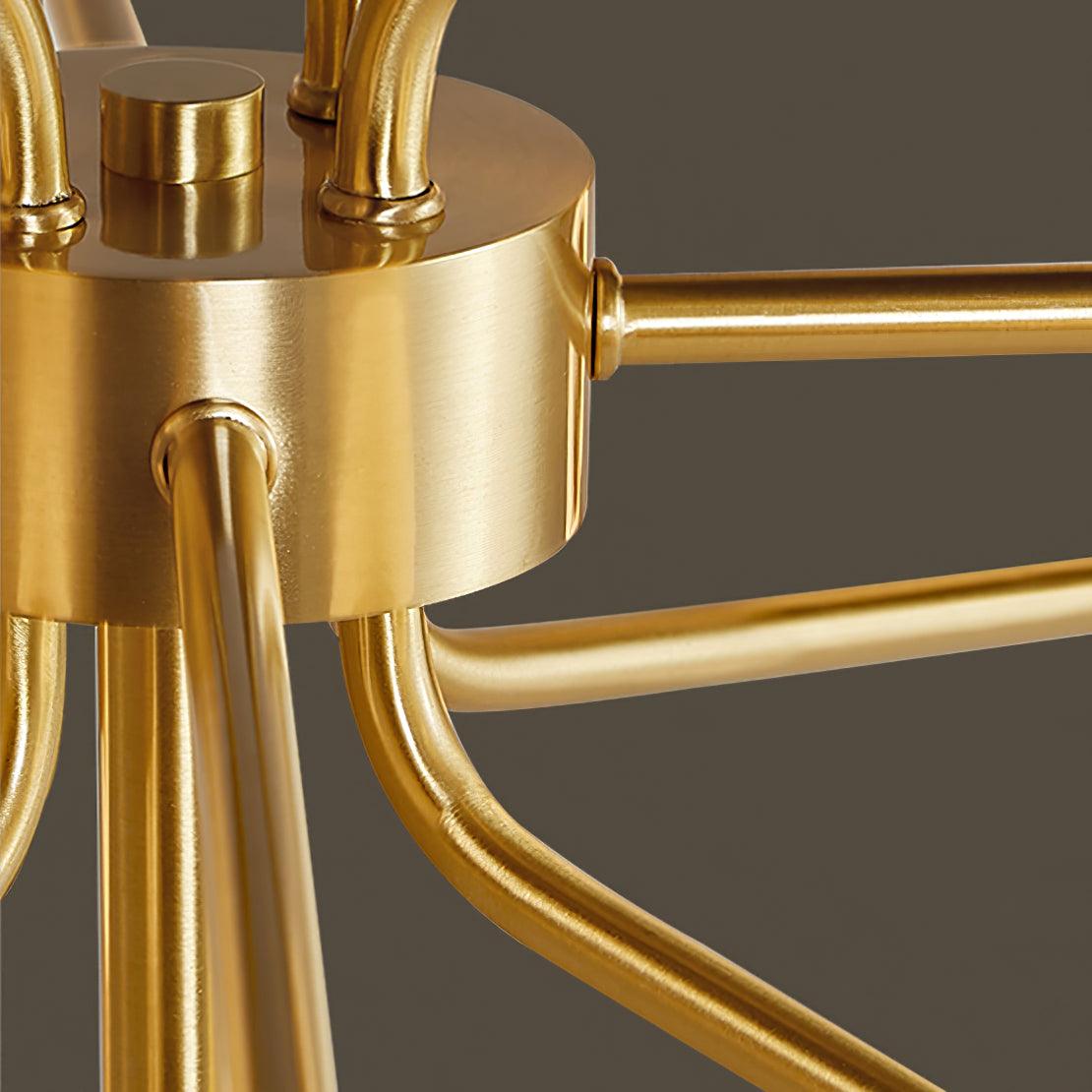 Brass Sputnik Chandelier — Mid-Century Modern Statement - LumoTrot