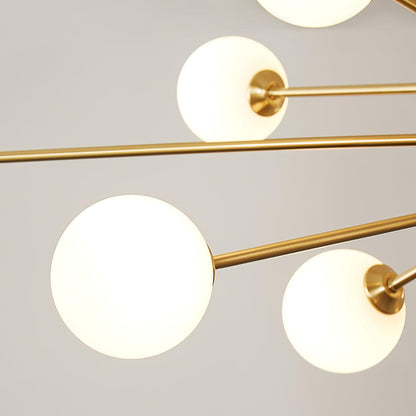 Brass Sputnik Chandelier — Mid-Century Modern Statement - LumoTrot