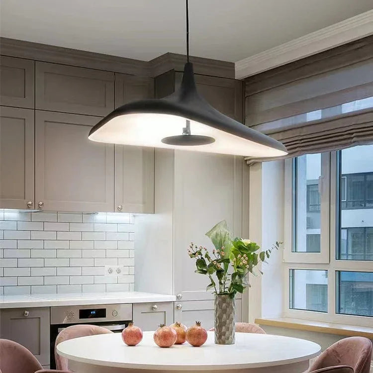 Metal Disc Pendant Light — Modern Minimalist Ambiance - LumoTrot