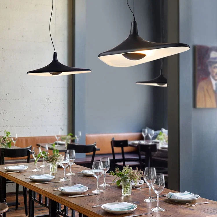 Metal Disc Pendant Light — Modern Minimalist Ambiance - LumoTrot