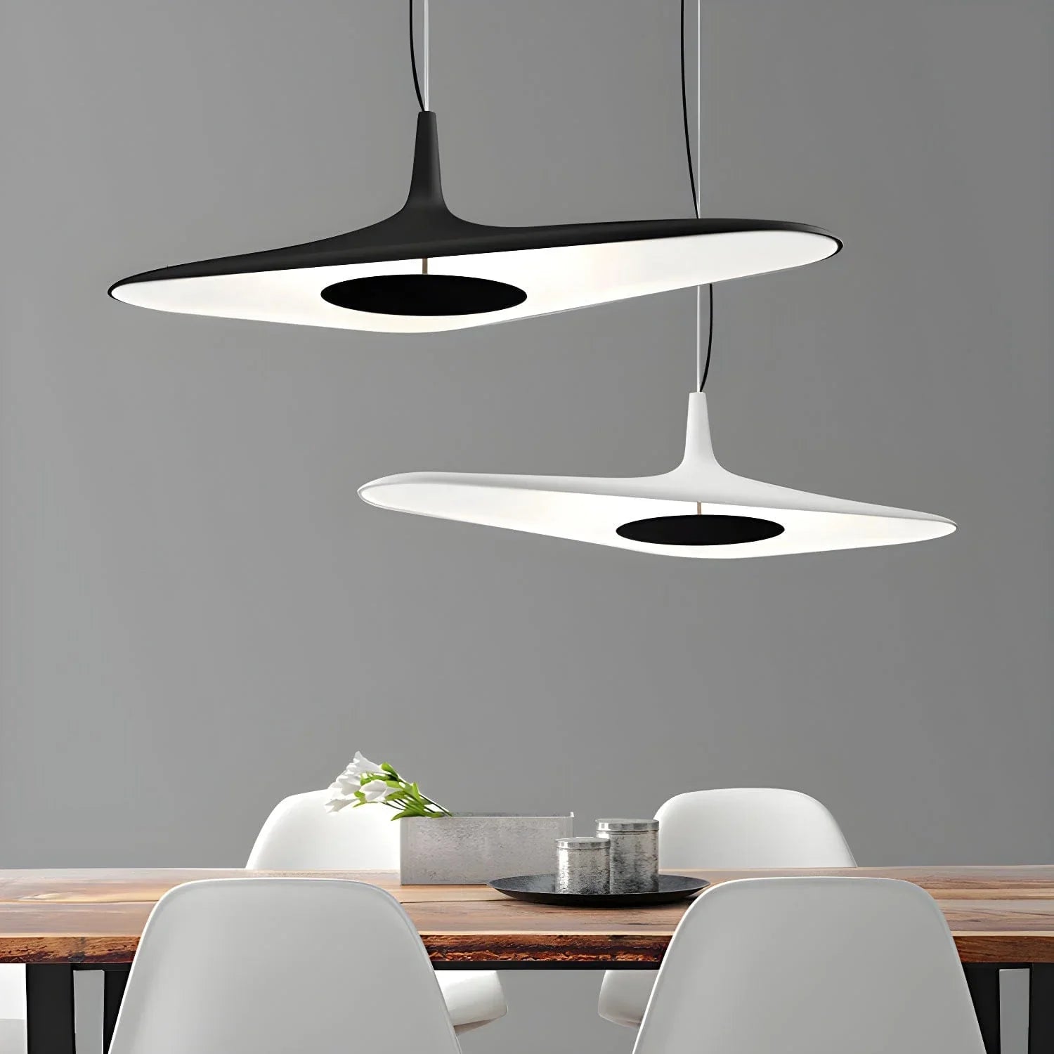 Metal Disc Pendant Light — Modern Minimalist Ambiance - LumoTrot