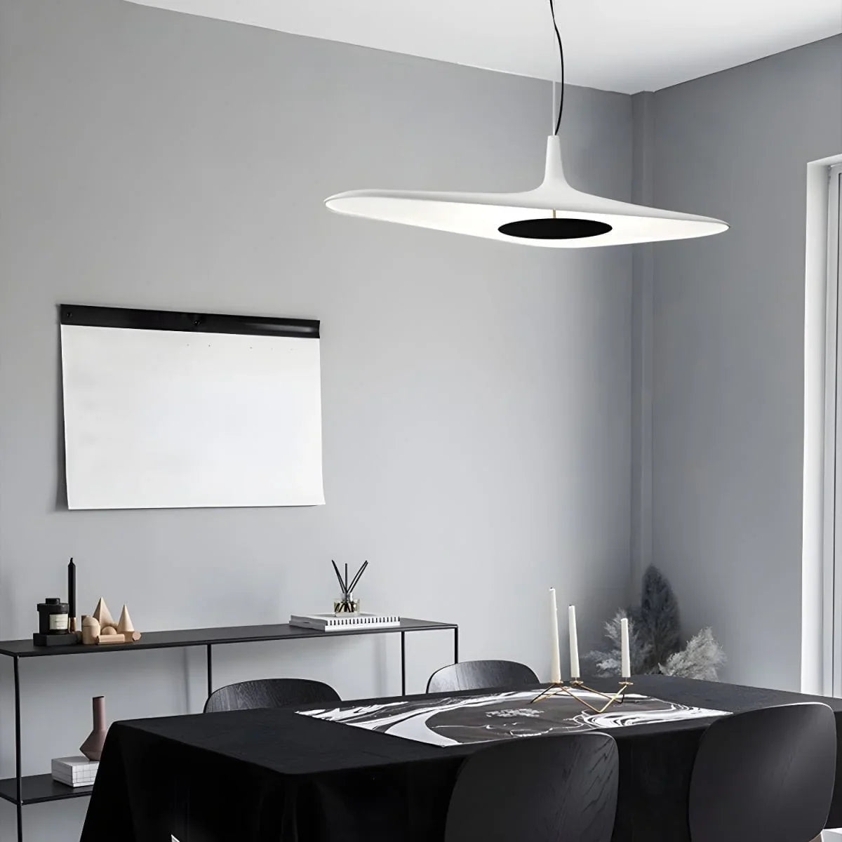 Metal Disc Pendant Light — Modern Minimalist Ambiance - LumoTrot