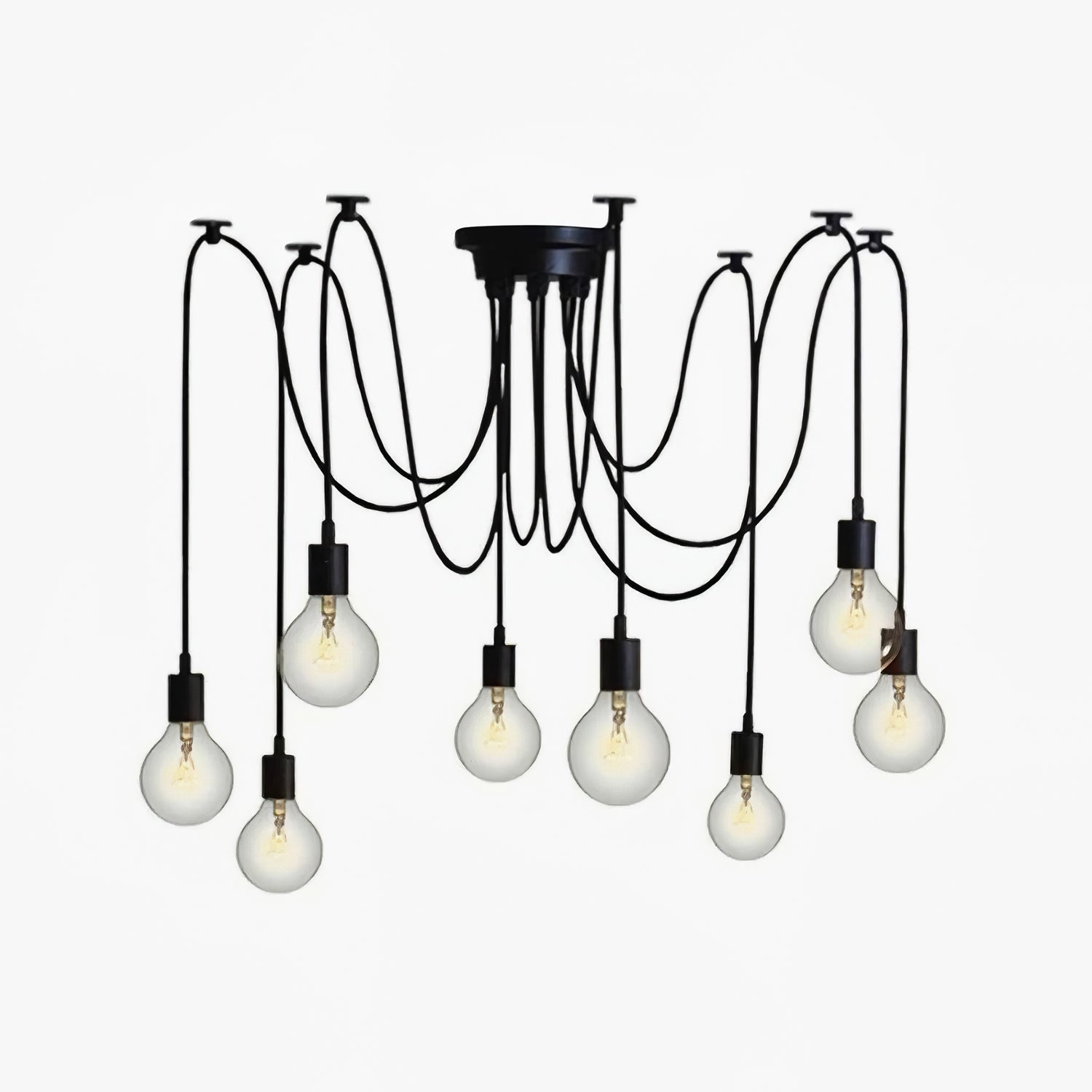 Matte Black Pendant Light — Industrial Statement