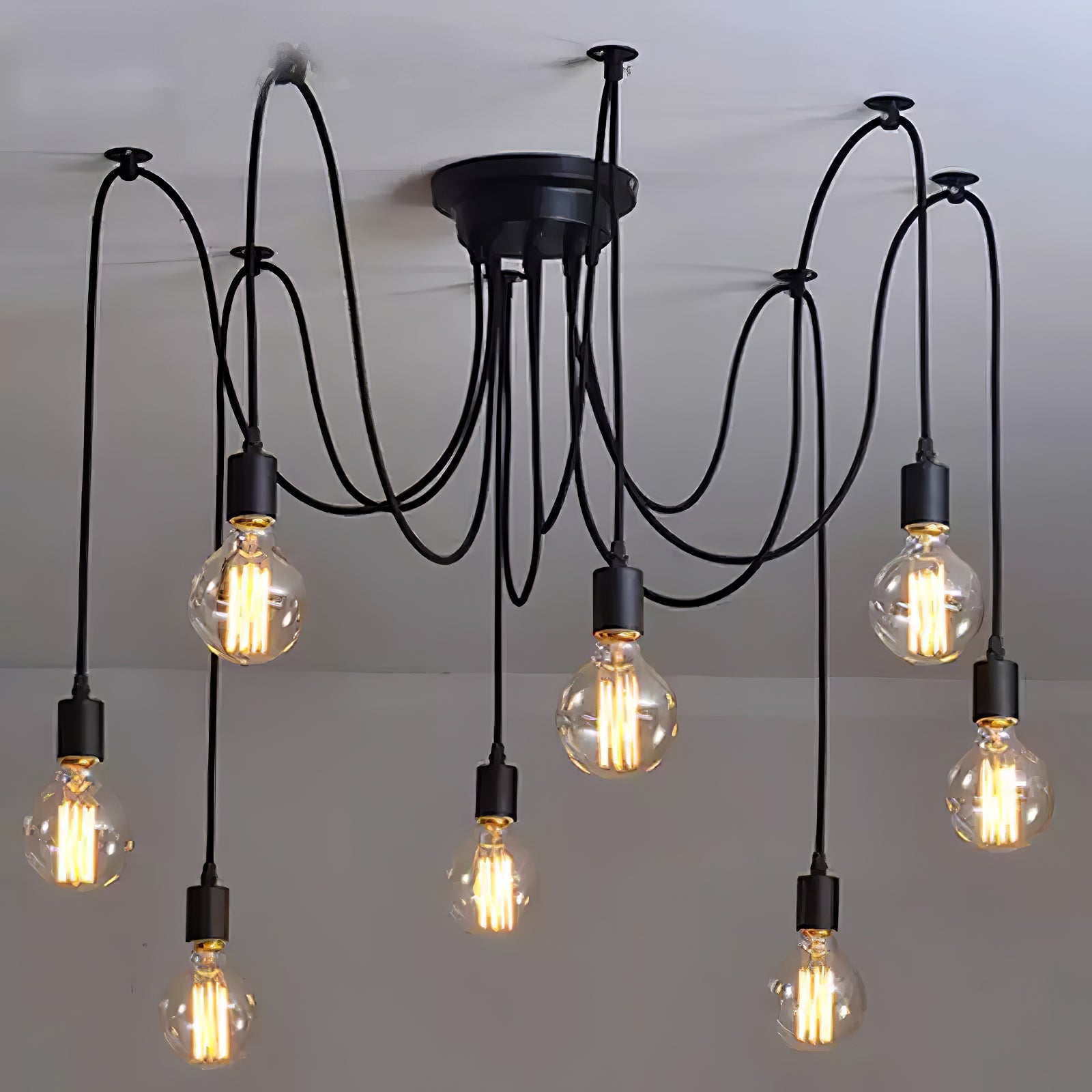 Matte Black Pendant Light — Industrial Statement