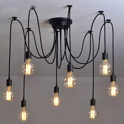 Matte Black Pendant Light — Industrial Statement